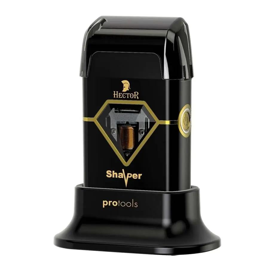 Hector ShaVper Titanyum Kaplama Başlıklı Sıfırlama Makinesi 11.000 RPM Gold-Siyah Profesyonel Saç Makası